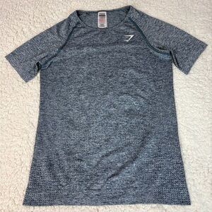 Gymshark Heathered Gray Short Sleeve Tee